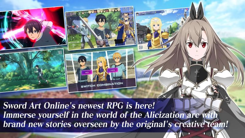 Sword Art Online Alicization Rising Steel : Maintenant sur IOS et Android